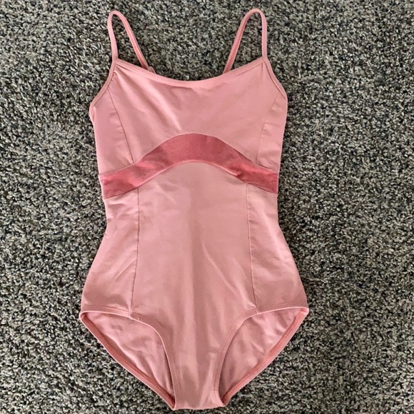 Capezio Other - ABT Pink Velvet Capezio Camisole Leotard Size XS